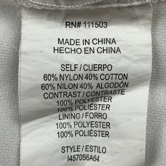 As U Wish womens jrs 9 white floral lace sleeveless one piece shorts romper - Picture 4 of 7